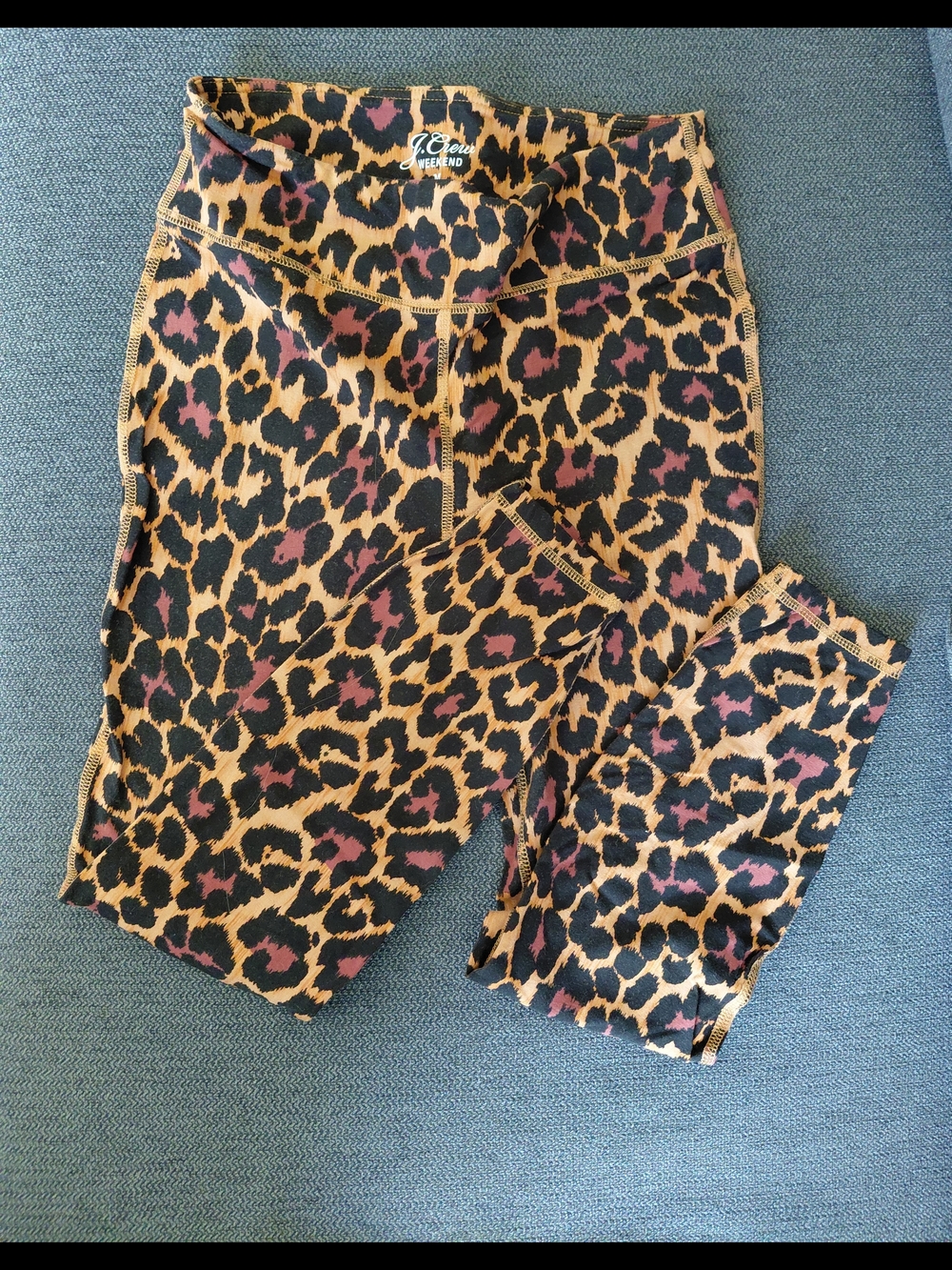 J.Crew Womens Leopard Print Leggings